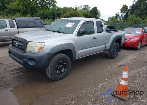 2007 Toyota Tacoma Base V6 from USA, damaged, VIN 5TEUU42N87Z373352